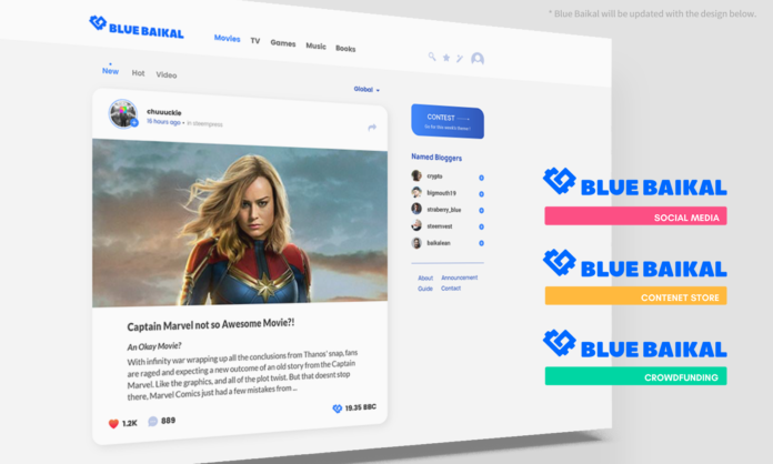 Blockchain-based Entertainment Platform ‘Blue Baikal’ opens Pre-Registration Event Connecting Producers, Influencers and Consumers Blockchain-based Entertainment Platform ‘Blue Baikal’ opens Pre-Registration Event Connecting Producers, Influencers and Consumers