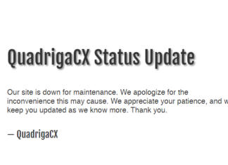 Crypto Exchange QaudrigaCX Goes Offline, Claims Maintenance Issues