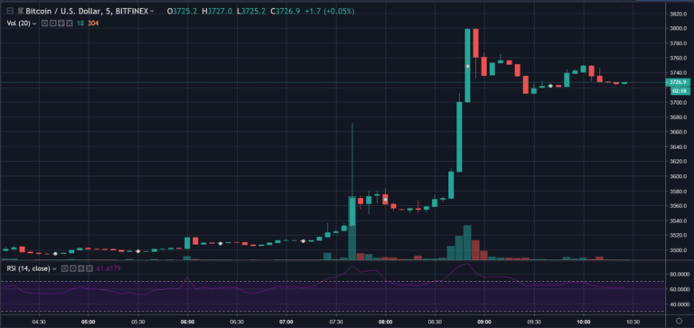 Crypto Bulls Rear Their Heads: Bitcoin (BTC) Surges 8%