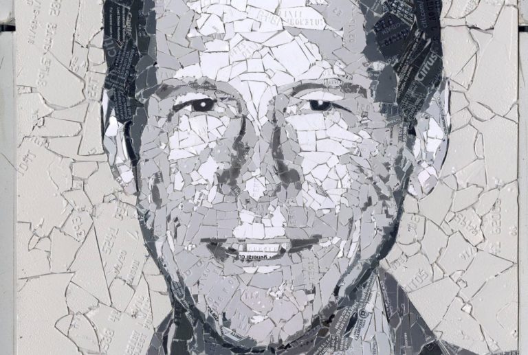 Cryptograffiti's Latest 'Running Bitcoin' Portrait Sees Auction Bids of Over $30K
