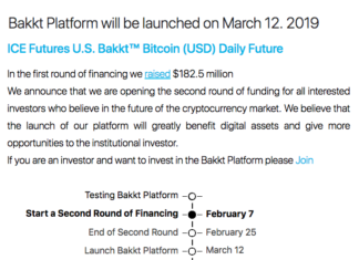 Alleged scam Bakkt website, snapshot on Feb. 7