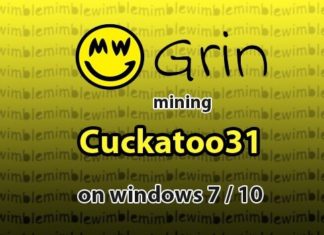 How to Mine Grin Cuckatoo31+ on Windows 7 / 10