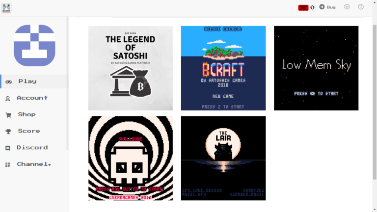 Satoshi's Games Goes Live. Play Games on the Lightning Network