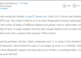 XRP is Best Positioned, Brad’s Diehard Claim on XRP Over JPM Coin XRP is Best Positioned, Brad's Diehard Claim on XRP Over JPM Coin