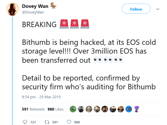 $13 Million in EOS, 20 Million XRP On the Move