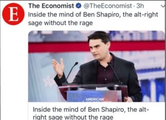 ben shapiro alt right economist twitter
