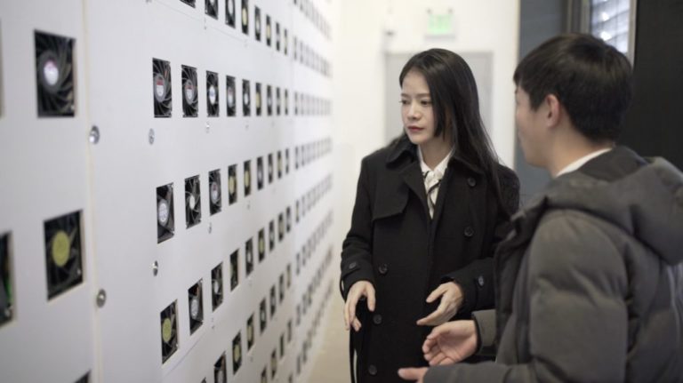 BitDeer.com founder & CEO Celine Lu is visiting partner mining facility in the U.S.
