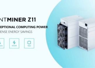 Bitmain Antminer Z11, a New More Powerful Equihash ASIC Miner