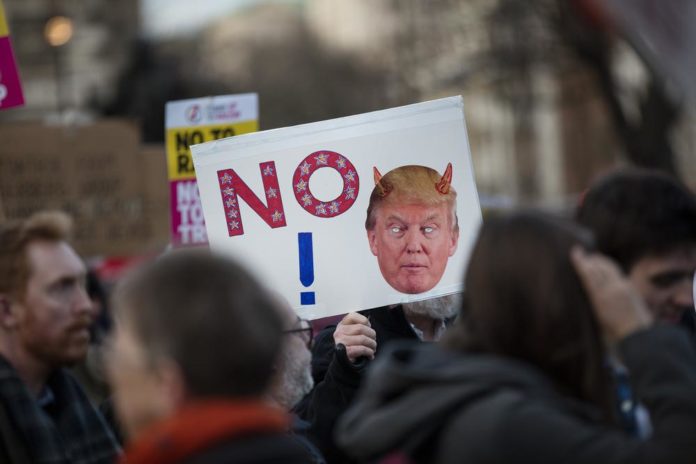 donald trump protest