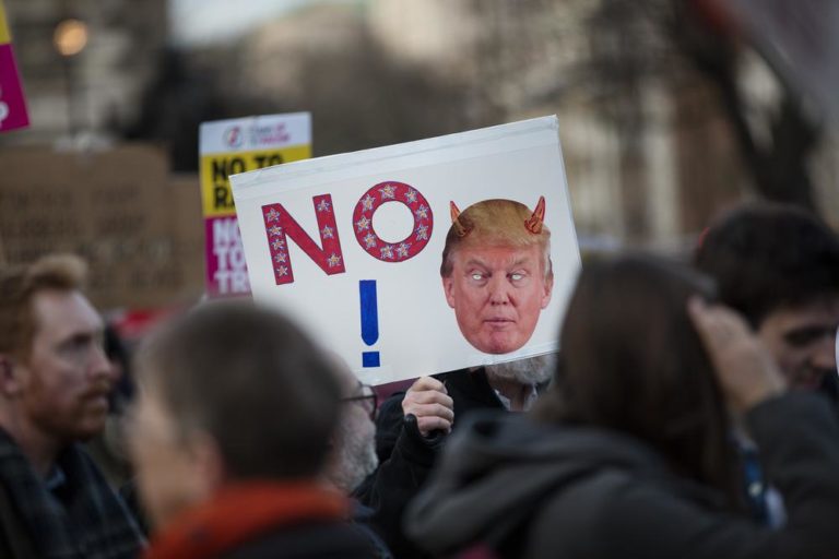 donald trump protest