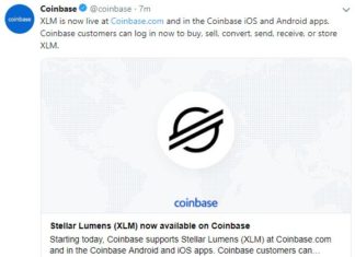 coinbase, stellar, cryptocurrency
