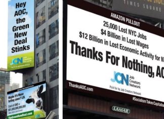 Amazon ‘Hates’ Walmart, Schemes to Kill Rival in Bloody Price War job creators network ocasio cortez billboards