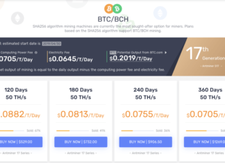 BitDeer.com Antminer S17 Mining Plans Now on Sale
