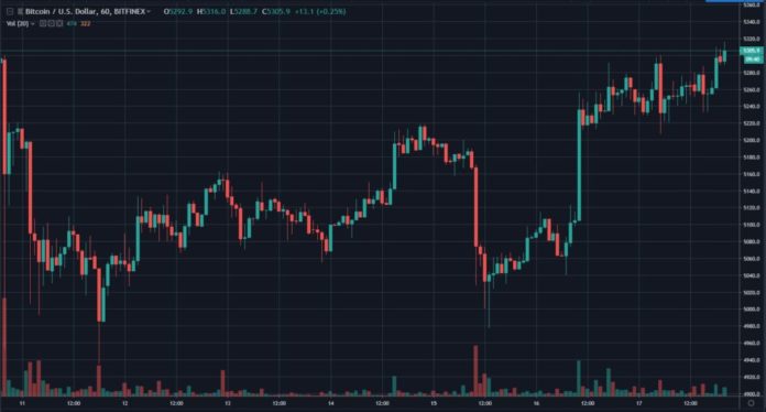 Crypto Investment Group: Bitcoin (BTC) Holding At $5,200 Is Bullish, Further Rally Possible