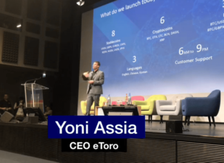 etoro, Yoni Assia, Paris Blockchain Week