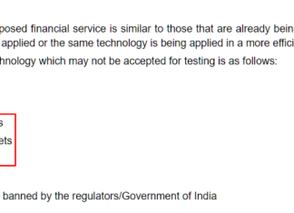 India Shuns Bitcoin Legalization, Excludes Crypto Firms from Fintech Sandbox