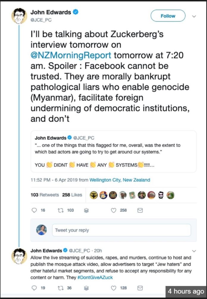 Privacy commissioner slams Zuckerberg