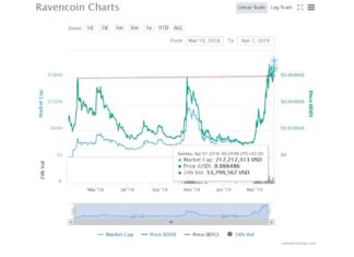 Ravencoin (RVN) Story and Price Performance: 2019