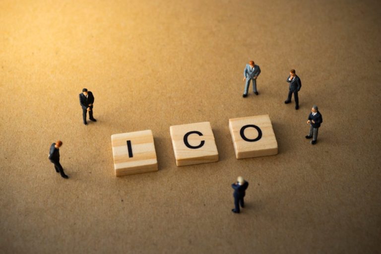 ICO Initial coin offering crypto token sale
