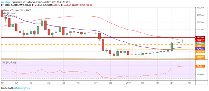 Top 5 Crypto Performers: BTC, XEM, BSV, ETH, BNB BTC