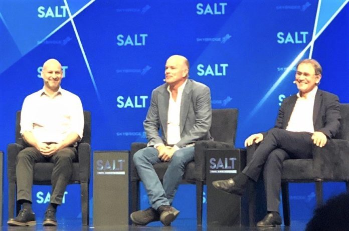 bitcoin clash mike novogratz nouriel roubini salt lubin