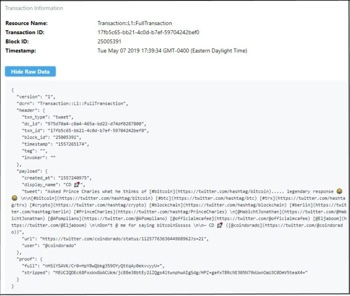 prince charles bitcoin blockchain