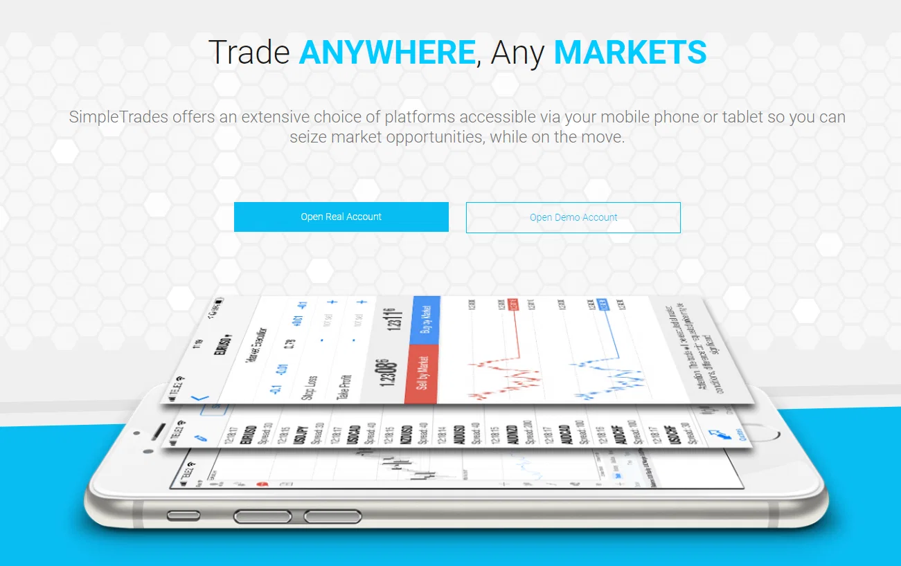 SimpleTRADES mobile platform