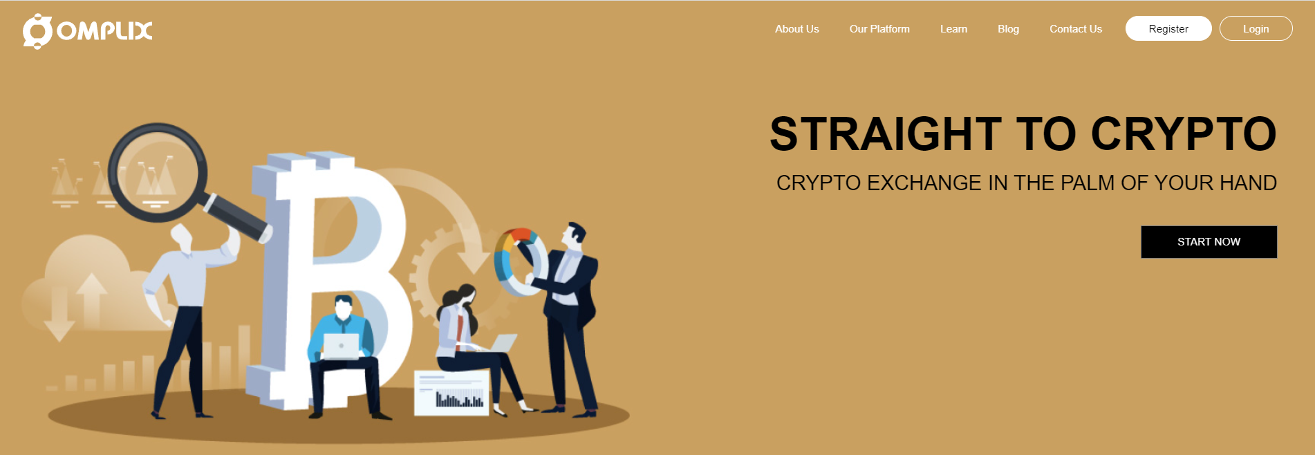 crypto trading via Omplix