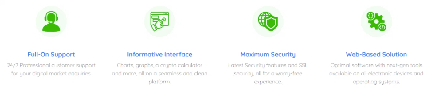 Features of digital trading platform: support, interface, security and web-based 