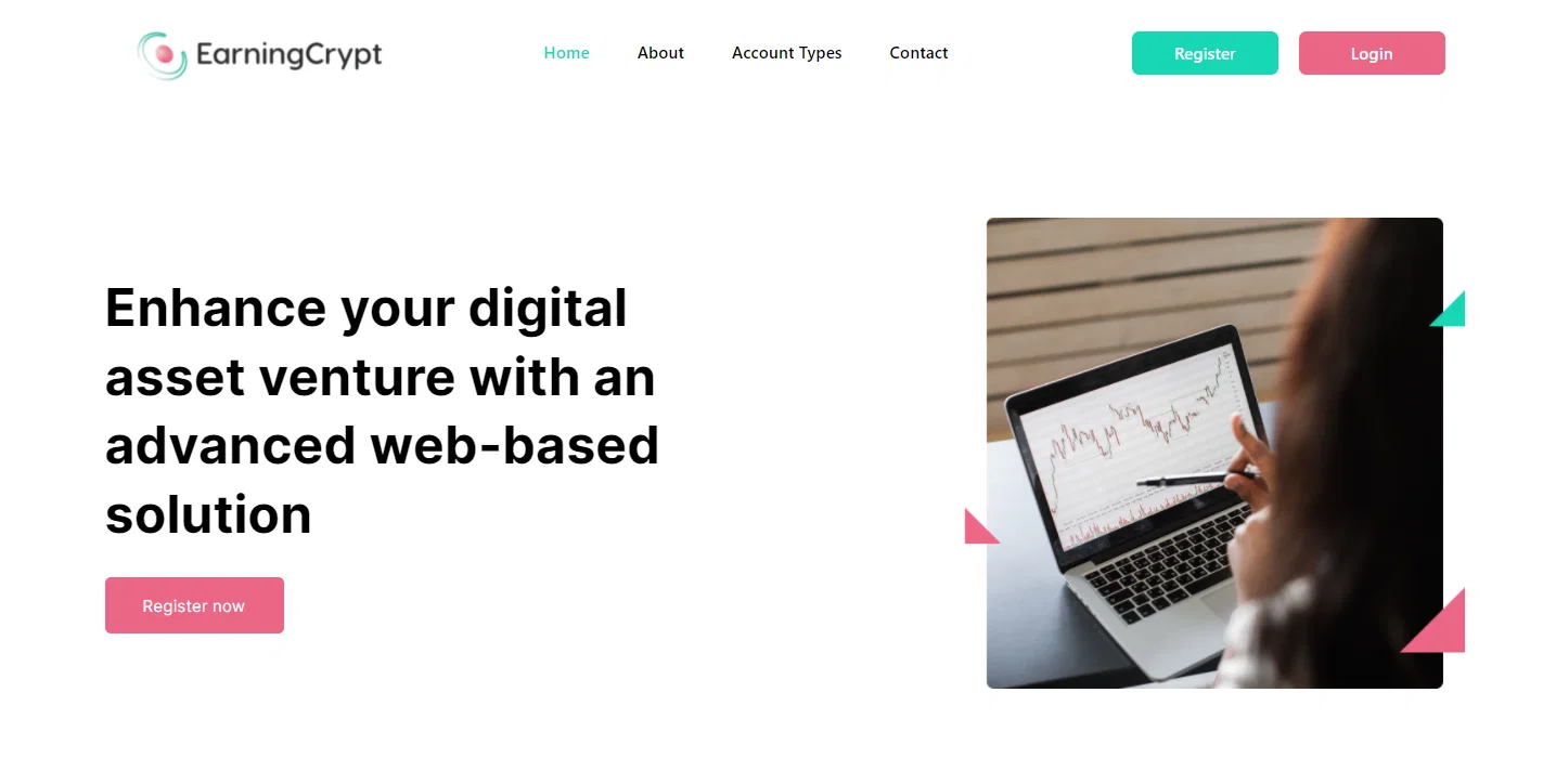 EarningCrypt trading digital assets
