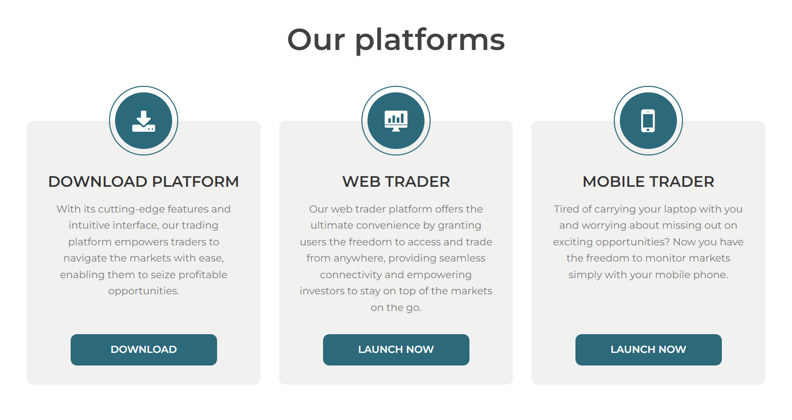 TradeCryptoMasters platforms