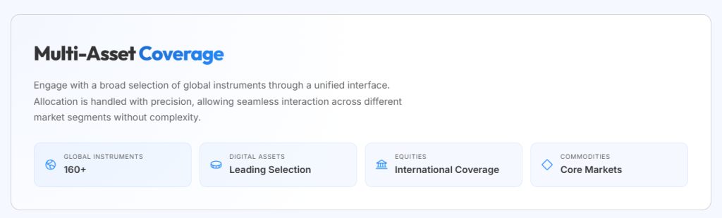 CC Capitals client interface showing live multi-asset pricing. 